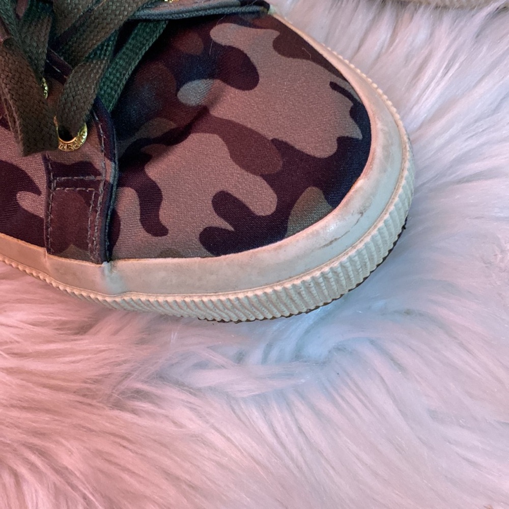 Superga Camouflage Sneakers with Green Laces size 7 - Picture 4 of 8
